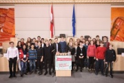 TeilnehmerInnen Jugendparlament, BG/BRG St. Martin Villach, Klasse 5a