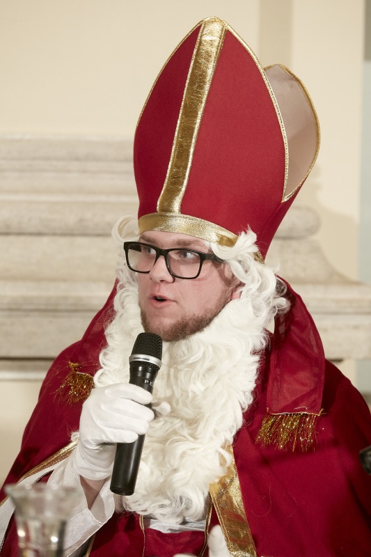 Wolfgang Brummer Nikolo in der Krampusgruppe "Lords of Darkness"