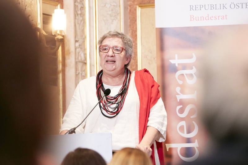Begrüßung durch Bundesratspräsidentin Inge Posch-Gruska (S)