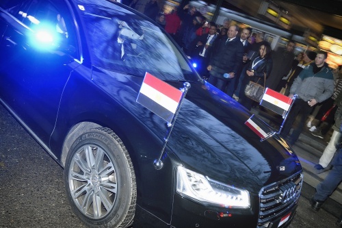 Fahrzeug des Präsidenten der Arabischen Republik Ägypten Abdel Fattah Al-Sisi