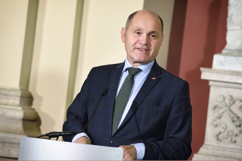 Begrüßung durch Nationalratspräsident Wolfgang Sobotka (V)