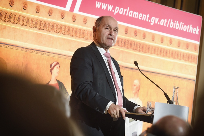 Begrüßung durch Nationalratspräsident Wolfgang Sobotka (V)
