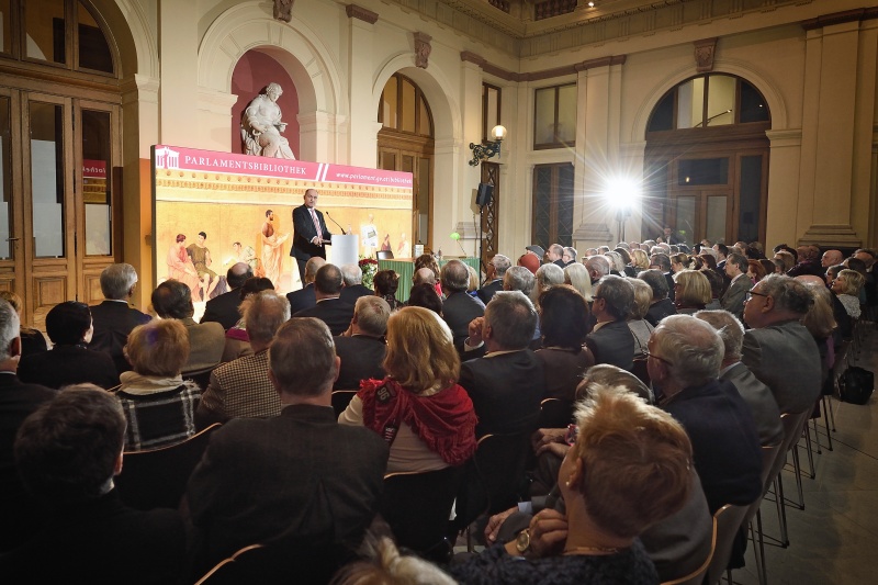 Begrüßung durch Nationalratspräsident Wolfgang Sobotka (V)