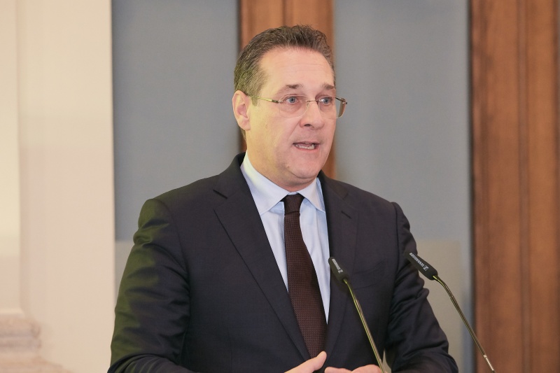 Vizekanzler Heinz-Christian Strache (F) am Wort