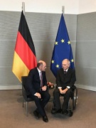 Von links: Nationalratspräsident Wolfgang Sobotka (V) und Bundestagspräsident Wolfgang Schäuble