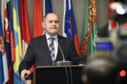 Nationalratspräsident Wolfgang Sobotka (V) bei seiner Rede