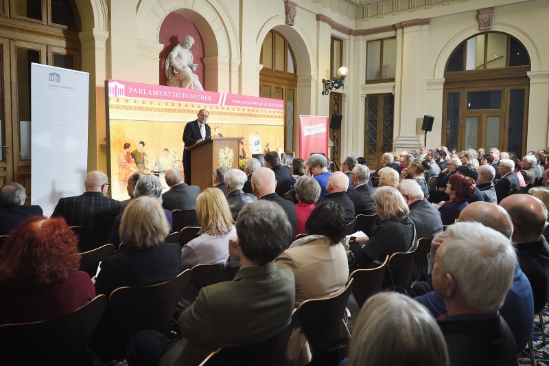 Begrüßung durch Nationalratspräsident Wolfgang Sobotka (V)