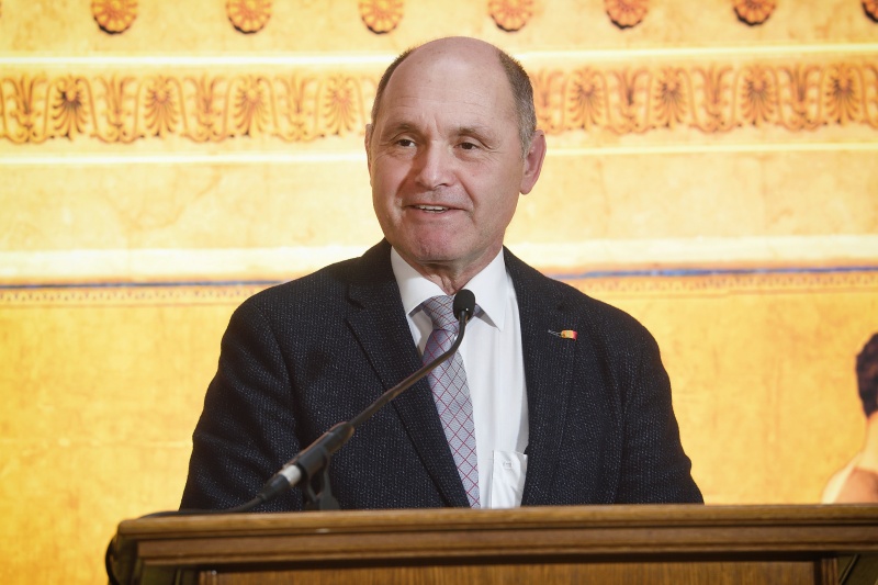 Begrüßung durch Nationalratspräsident Wolfgang Sobotka (V)