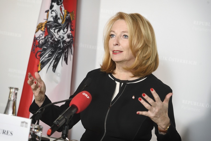 Zweite Nationalratspräsidentin Doris Bures (S) bei ihren Ausführungen