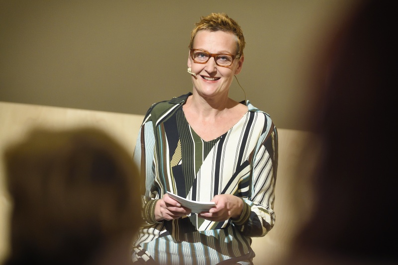 Moderatorin Sibylle Hamann