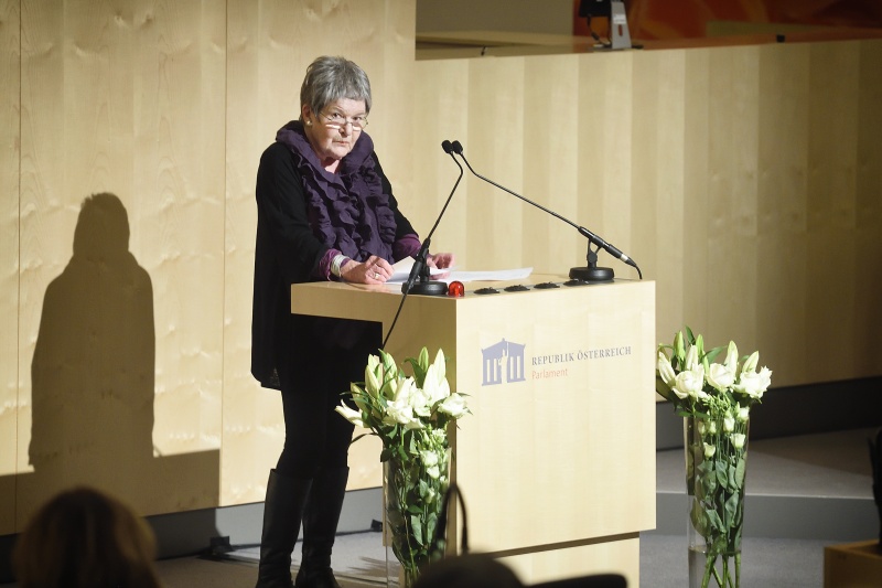 Kammerschauspielerin Elisabeth Orth bei der Lesung