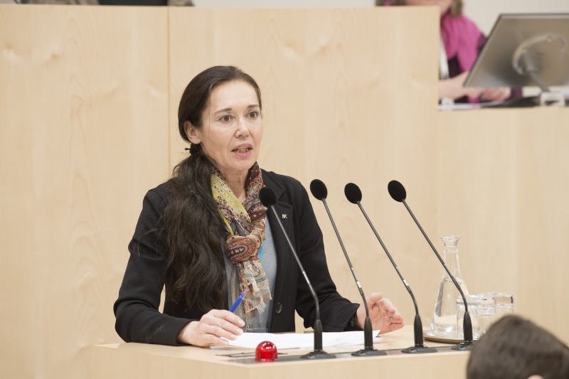 Am Rednerpult: Andrea Ranninger, Bundeskriminalamt