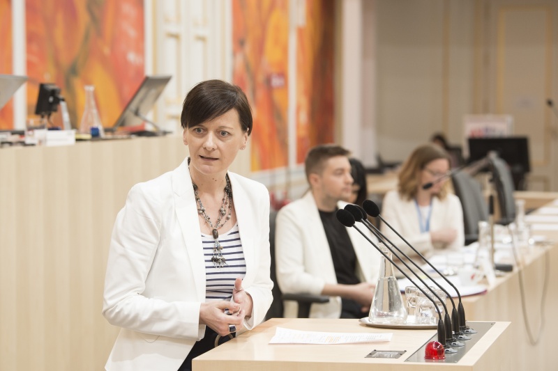 Am Rednerpult: Nationalratsabgeordnete Sabine Schatz (S)