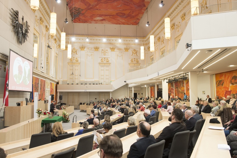 Blick Richtung VeranstaltungsteilnehmerInnen.