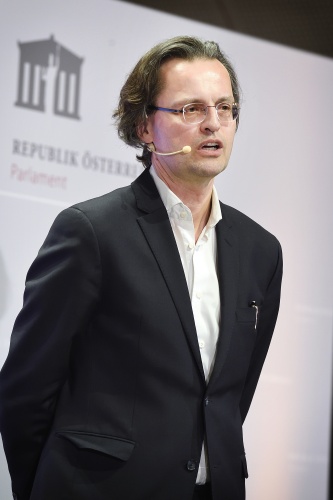 Autor, Publizist und Professor für Medienwissenschaft an der Universität Tübingen Bernhard Pörksen