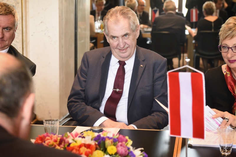 Präsident der Republik Tschechien Miloš Zeman