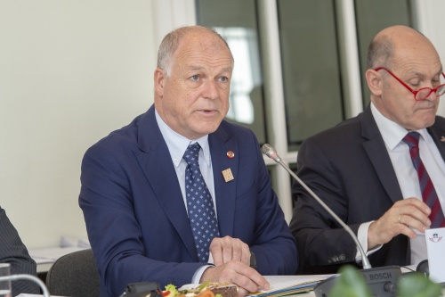 from left: President of the Austrian Federal Council INgo Appè, President of the Austrian National Council Wolfgang Sobotka