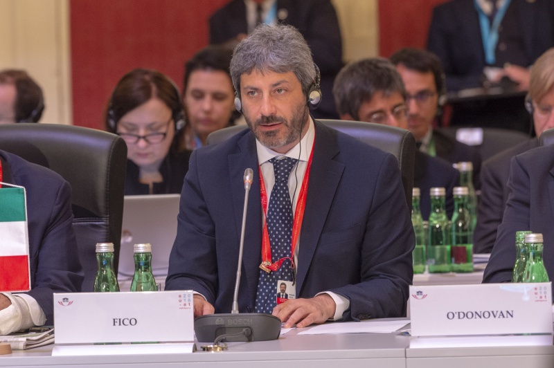 President of the Italian Chamber of Deputies Roberto Fico on the subject of The European Union and its neighbours