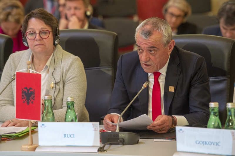 Speaker of the Albanian Parliament Gramoz Ruci