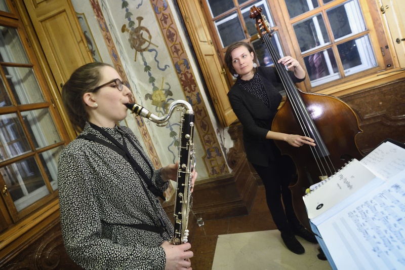 Musikalische Untermalung beim Empfang