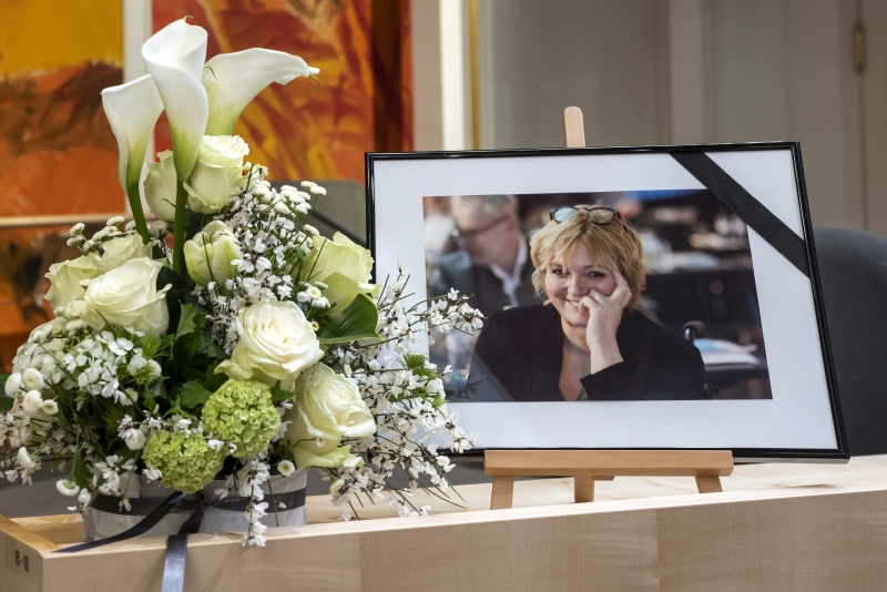 Sitzplatz von Nationalratsabgeordneter Barbara Krenn (V)