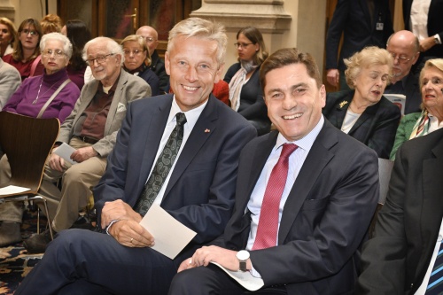 Von links: Nationalratsabgeordneter Reinhold Lopatka (V), Geschäftsführer des Karl von Vogelsang-Instituts Helmut Wohnout