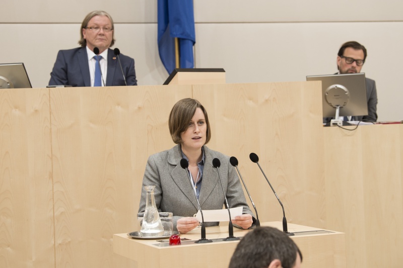 Am Rednerpult: Magdalena PRIELER, WWF Generation Earth