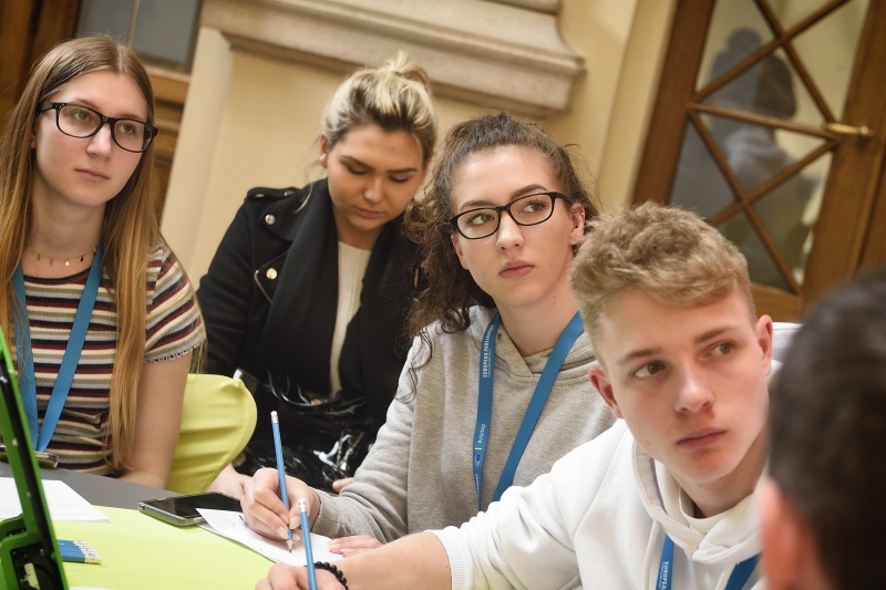 Simulation einer Ausschusssitzung