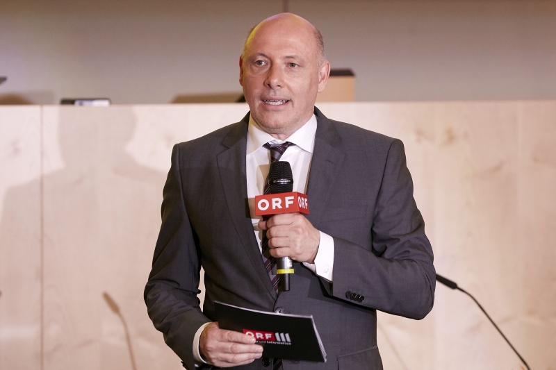 Moderation durch Andreas Pfeifer ORF