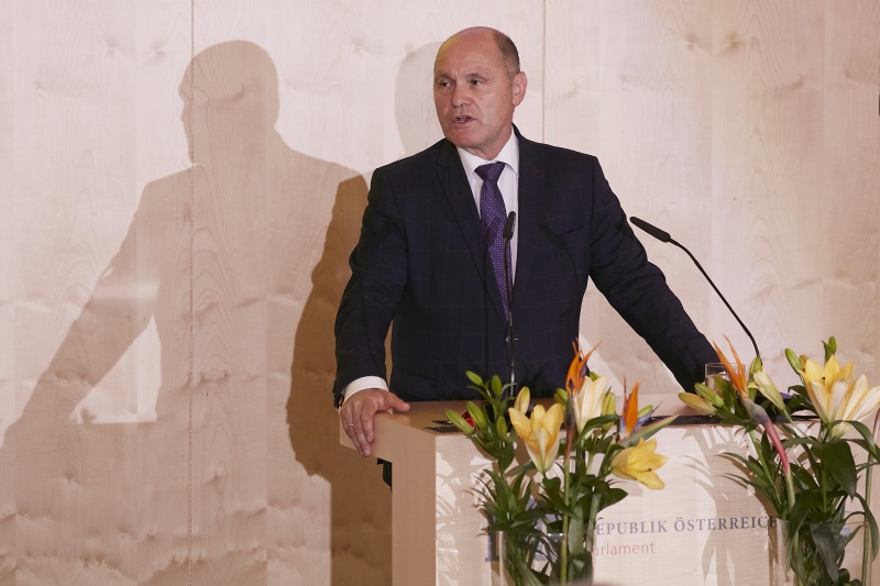 Einleitende Worte durch Nationalratspräsident Wolfgang Sobotka (V)