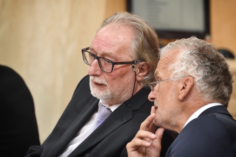 Von links: Sozial- und Gesundheitsminister Walter Pöltner, Justizminister Josef Moser auf der Regierungsbank