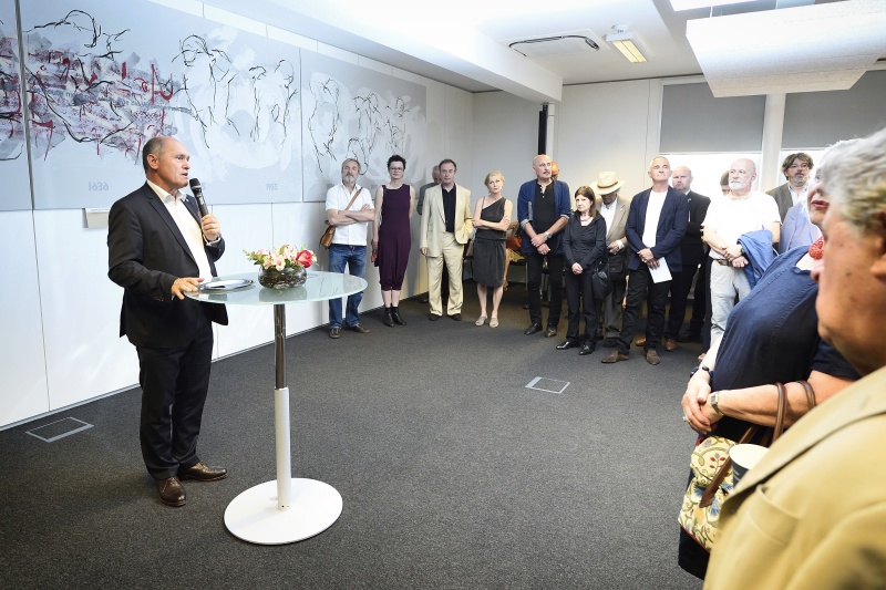 Begrüßung durch Nationalratspräsident Wolfgang Sobotka (V)