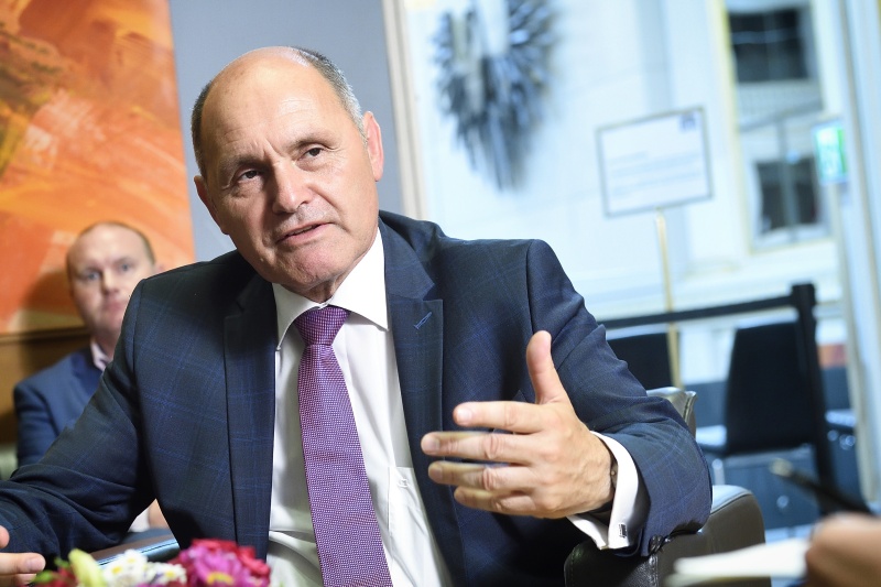 Journalistengespräch im Teesalon. Nationalratspräsident Wolfgang Sobotka (V)