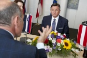 Aussprache. Staatspräsident der Republik Slowenien Borut Pahor