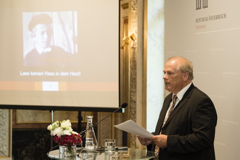 Am Rednerpult: Armin Lange, Institut für Judaistik, Universität Wien