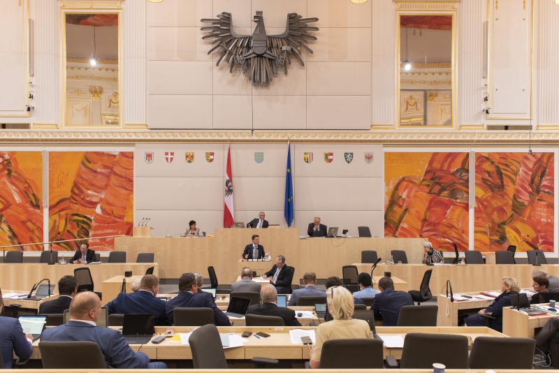 Bundesrat Bernd Saurer (F) am Wort