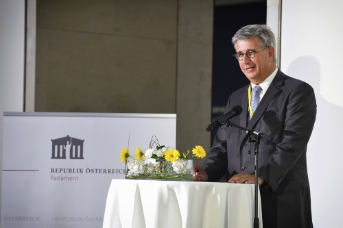 Generaldirektor Münze Österreich Gerhard Starsich am Wort