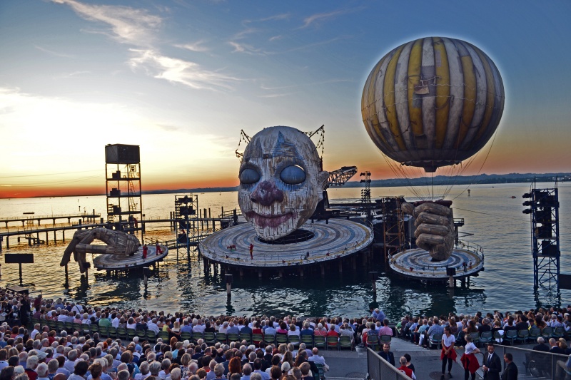 Bühne der Bregenzer Festspiele 2019