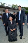 Von links: Nationalratspräsident Wolfgang Sobotka (V), Woflgang Schäuble, Landeshauptmann Vorarlberg Markus Wallner