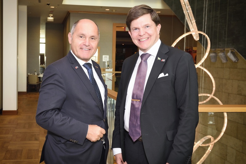 Von links: Nationalratspräsident Wolfgang Sobotka (V), Präsident des schwedischen Reichstages Andreas Norlén