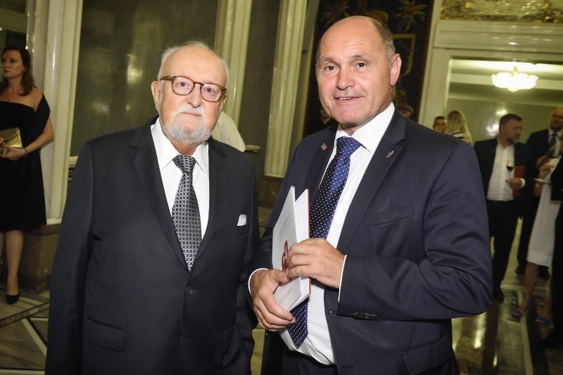 Von links: Maestro Krzztof Penderecki, Nationalratspräsident Wolfgang Sobotka (V)