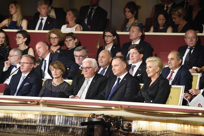 Nationalratspräsident Wolfgang Sobotka (V) beim Gedenkkonzert - Aufführung des Polnischen Requiems unter Leitung von Maestro Krzztof Penderecki