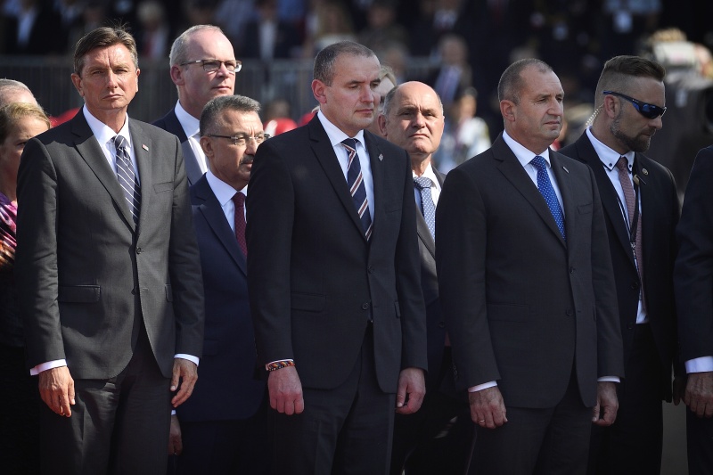 Nationalratspräsident Wolfgang Sobotka (V) bei der Gedenkveranstaltung in Warschau