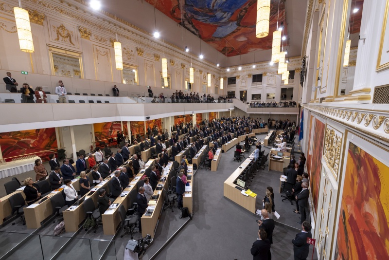 Gedenkminute im Nationalrat für Rudolf Hundstorfer