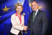 Von links: Die designierte Präsidentin der Europäischen Kommission Ursula von der Leyen, Nationalratspräsident Wolfgang Sobotka (V)
