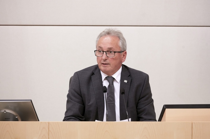 Schlussworte durch Bundesratspräsident Karl Bader (V)