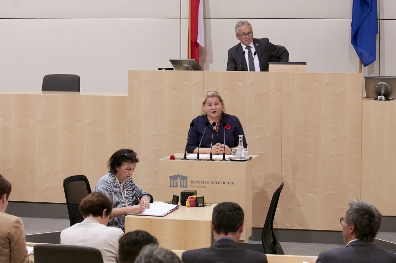 Stellungnahme durch Bundesrätin Korinna Schumann (S)