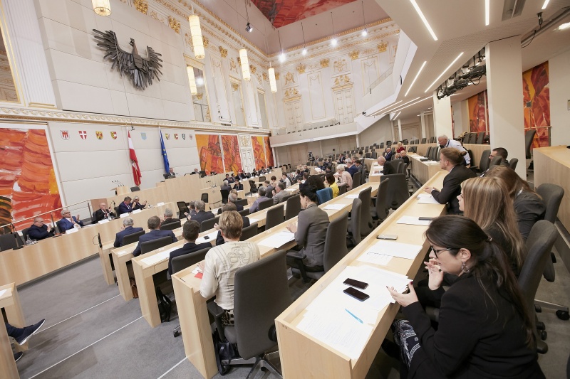 Schlussworte durch Bundesratspräsident Karl Bader (V)