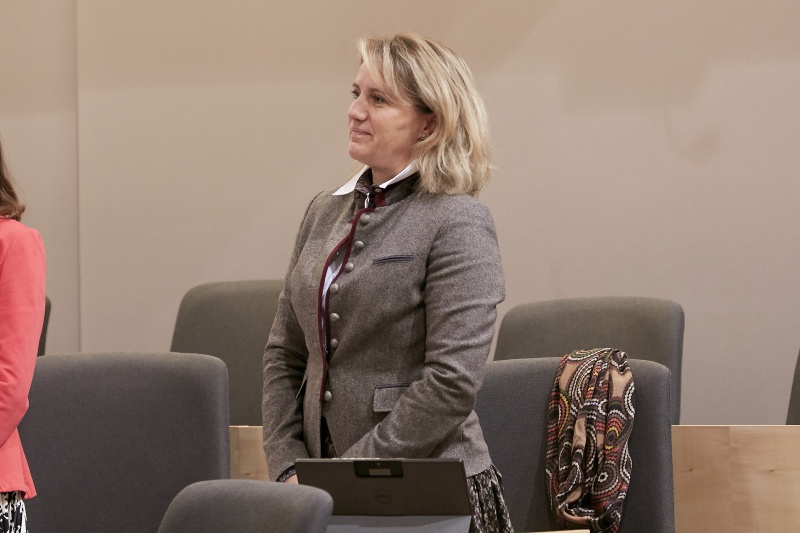 Angelobung Bundesrätin Johanna Miesenberger (V)