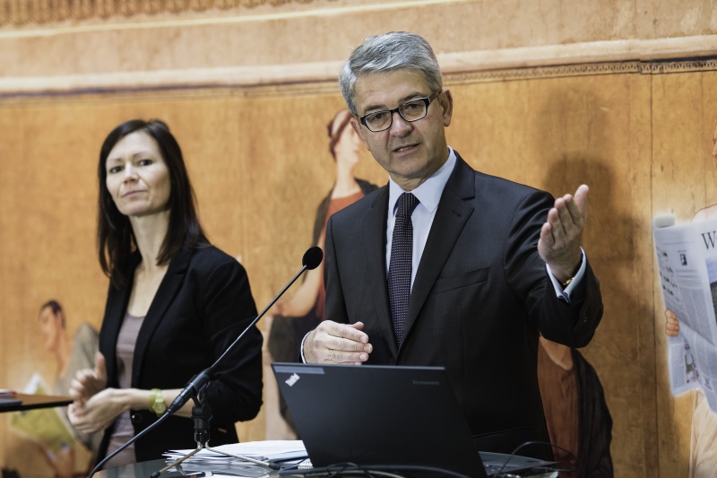 Am Rednerpult: Parlamentsvizedirektor Alexis Wintoniak